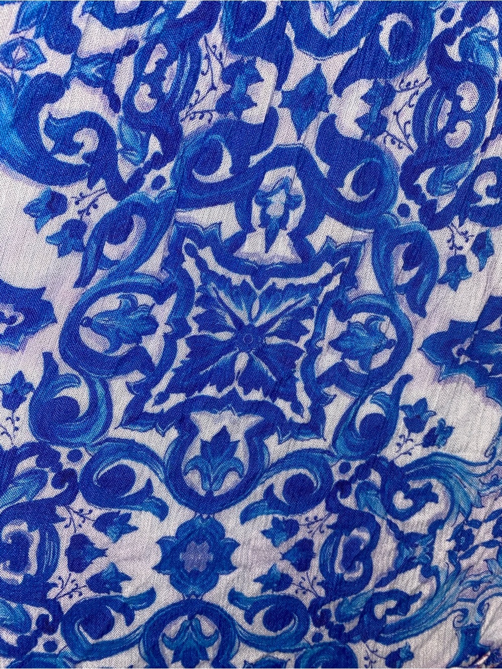 HEMANT & NANDITA kaftan maxi dress royal blue yellow pink Cali Boho resort tall - Picture 8 of 10
